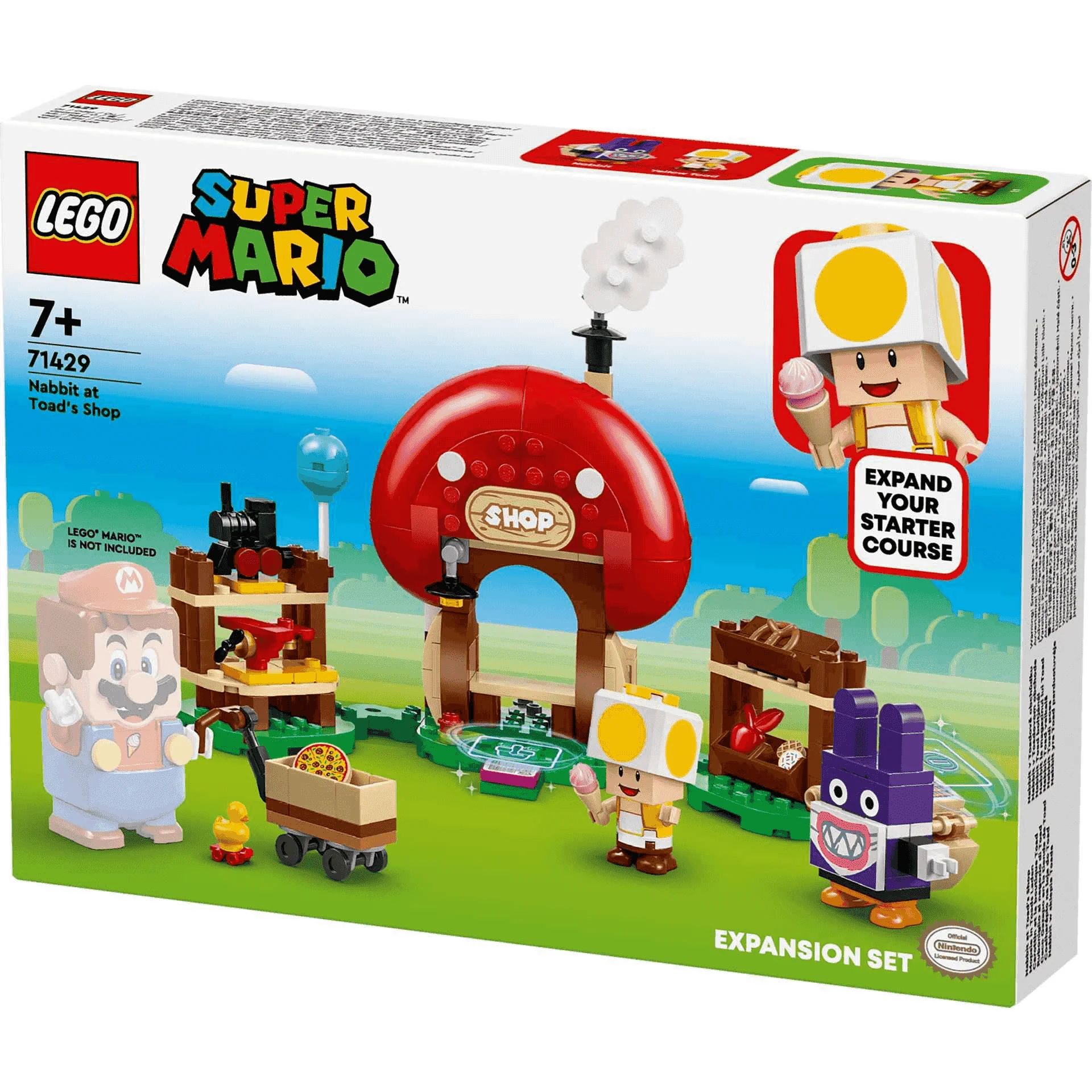 LEGO Super Mario™ Set de Expansión: Caco Gazapo en la tienda de Toad - Image 4