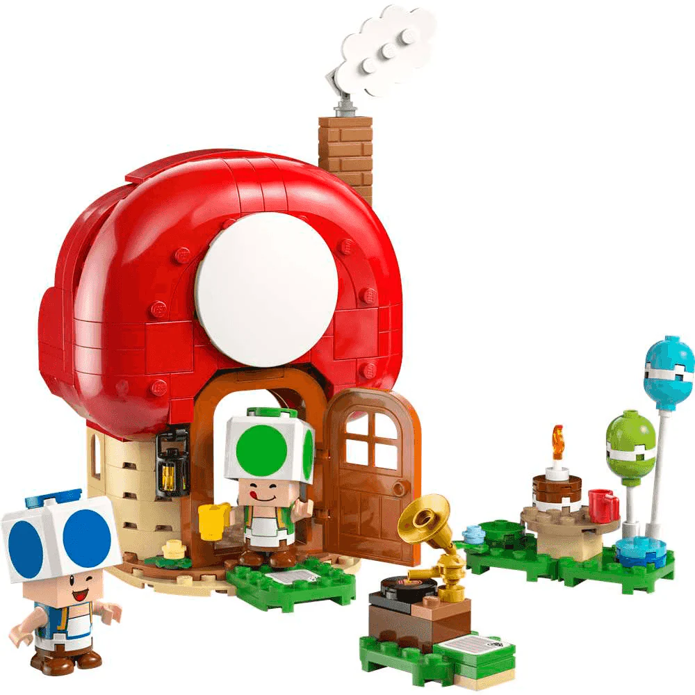 LEGO Super Mario Fiesta en la casa de Toad Juguete 72041 (276 piezas) - 7+ años