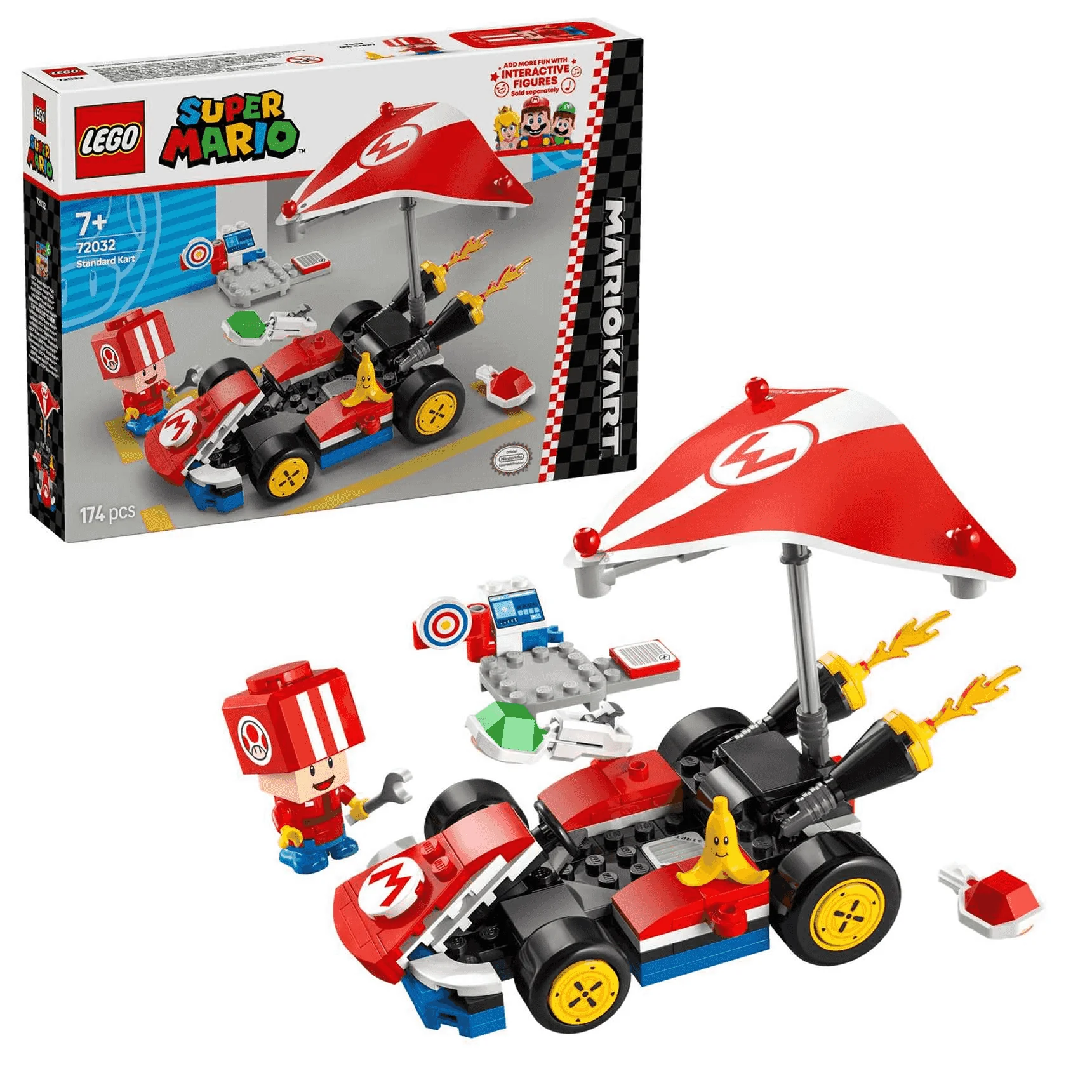 LEGO Super Mario: Mario Kart: Kart estándar Juego 72032 - Image 2