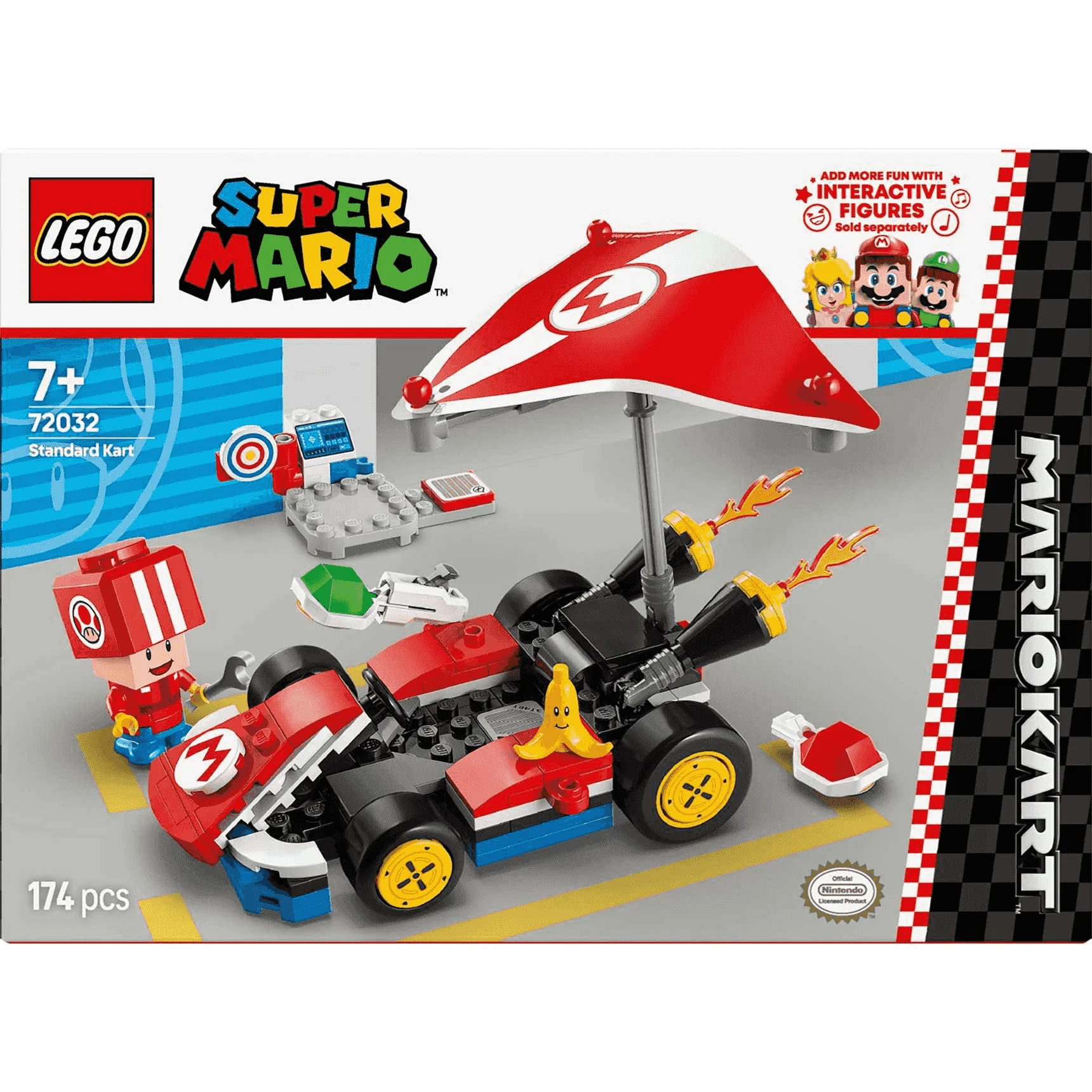 LEGO Super Mario: Mario Kart: Kart estándar Juego 72032 - Image 3