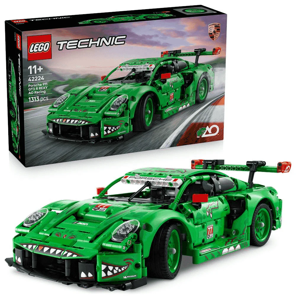 LEGO Technic Coche Porsche 911 GT3 R REXY AO Racing 42224 - Image 2