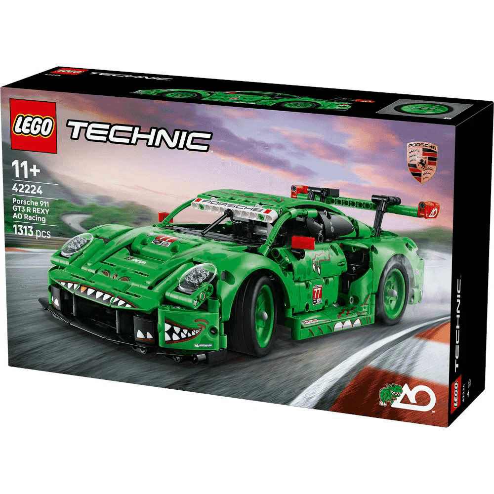 LEGO Technic Coche Porsche 911 GT3 R REXY AO Racing 42224 - Image 3
