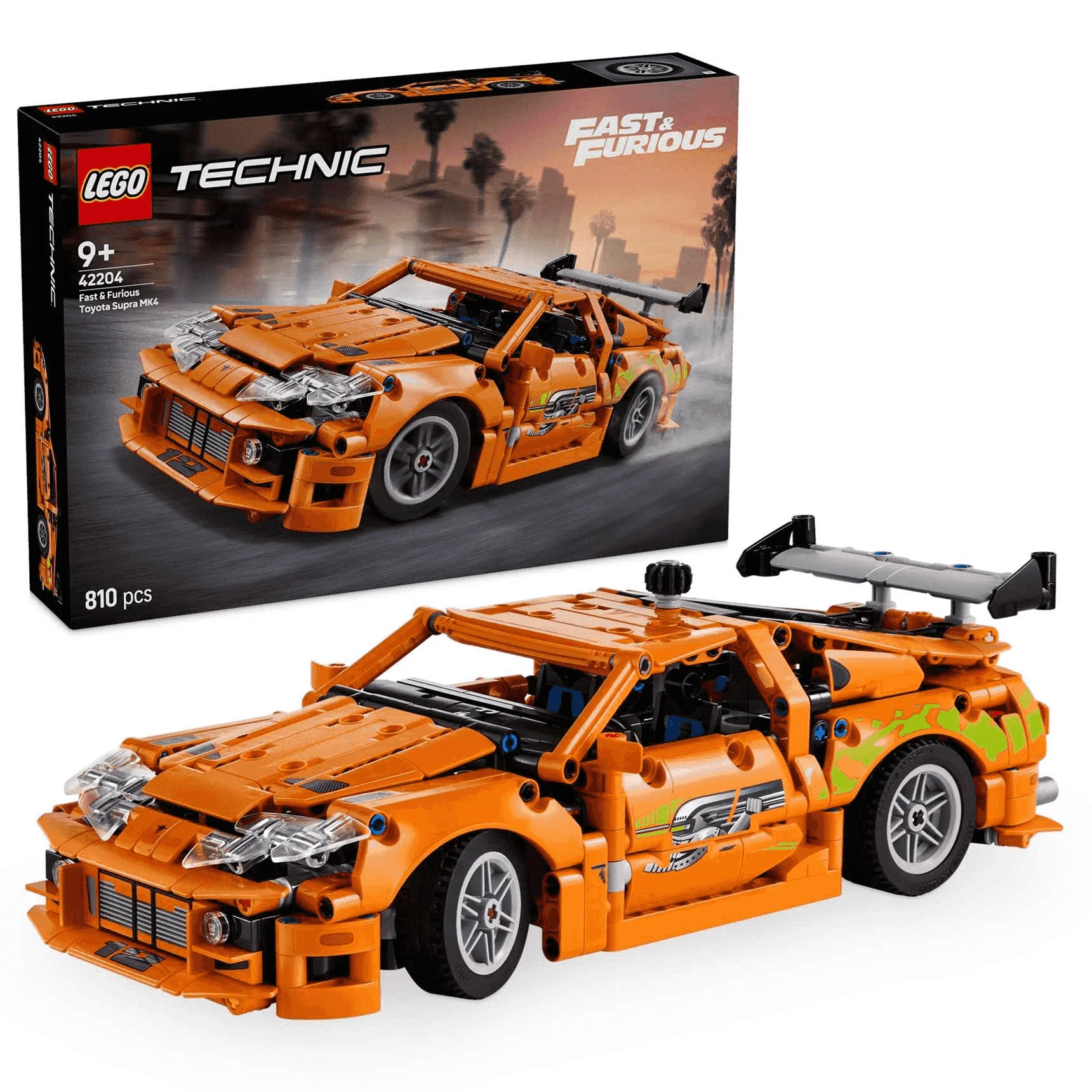 LEGO Technic Fast and Furious Toyota Supra MK4 Kit 42204 - Image 2