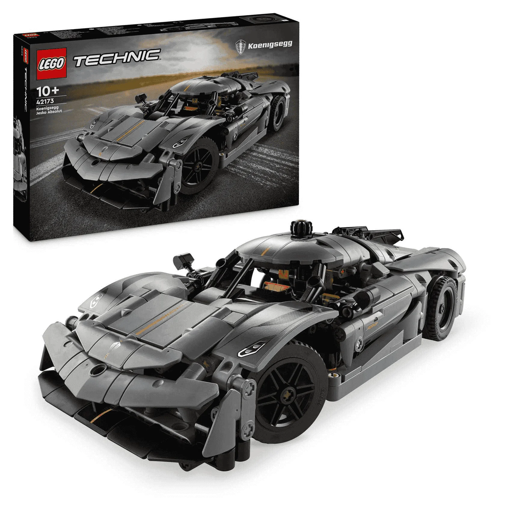 LEGO Technic Hipercoche Koenigsegg Jesko Absolut Gris 42173 - Image 2