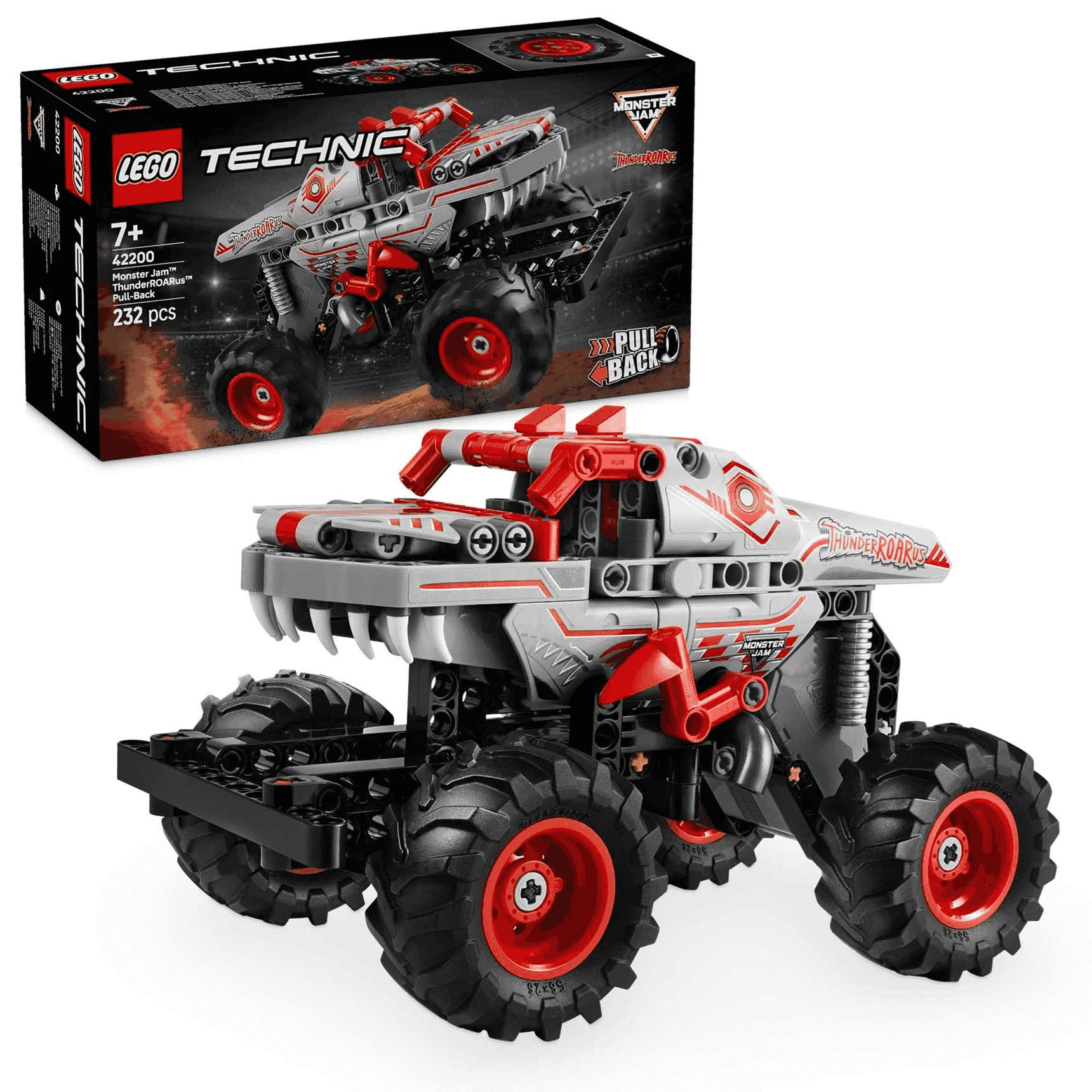 LEGO Technic Monster Jam ThunderROARus con Motor de Carga Manual 42200 - Image 2