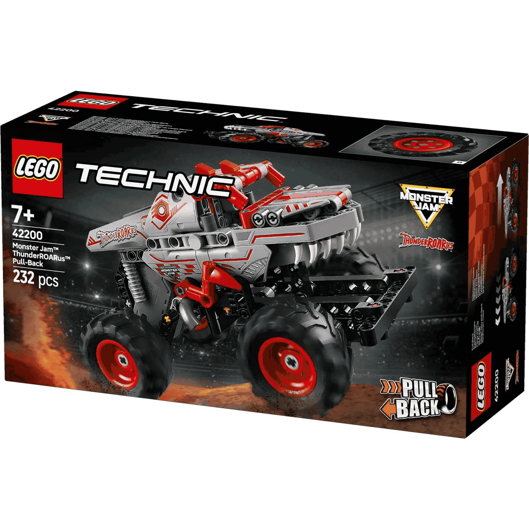 LEGO Technic Monster Jam ThunderROARus con Motor de Carga Manual 42200 - Image 4