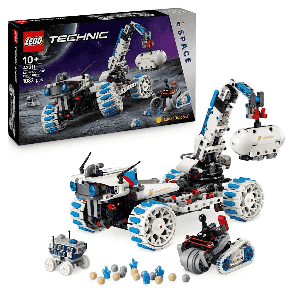 LEGO Technic Vehículo Espacial Lunar Outpost: Róver Lunar 42211 (1082 piezas) - 10+ años
