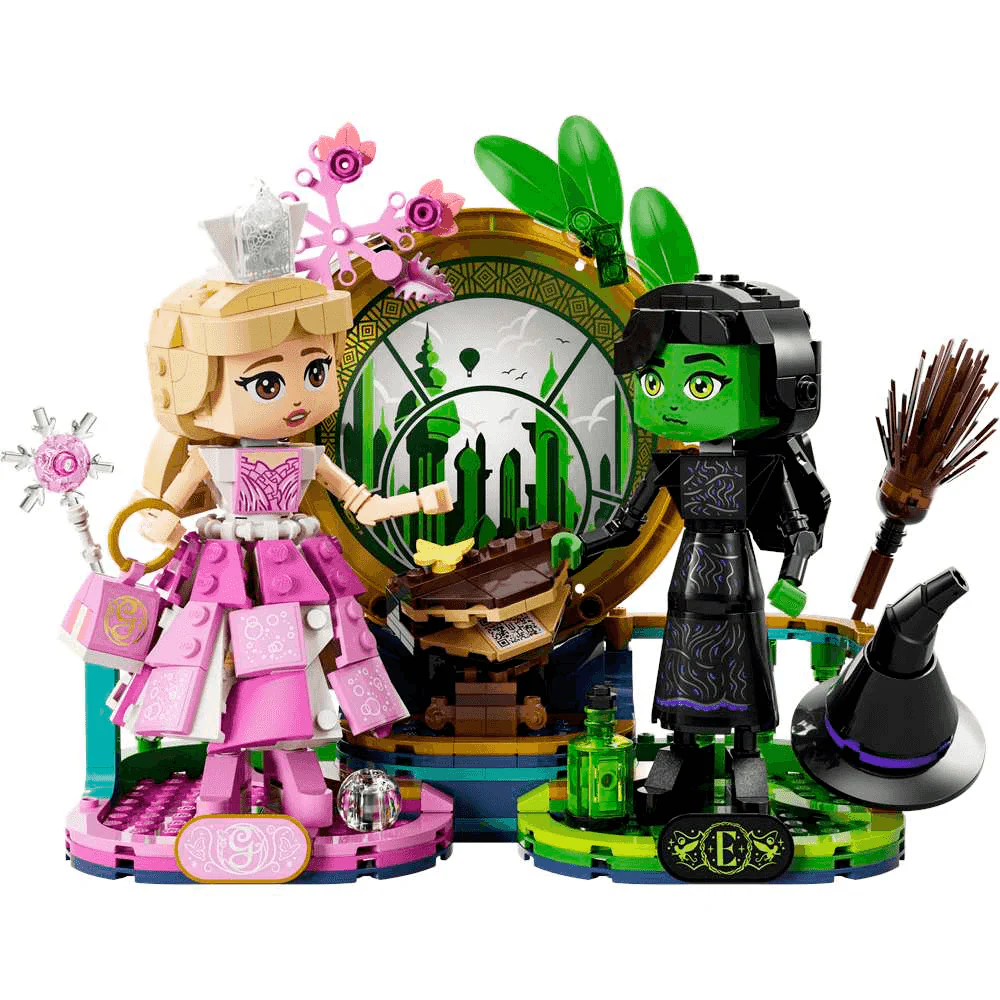LEGO Wicked Figuras de Elphaba y Glinda Juguetes 75682 (558 piezas) - 10+ años