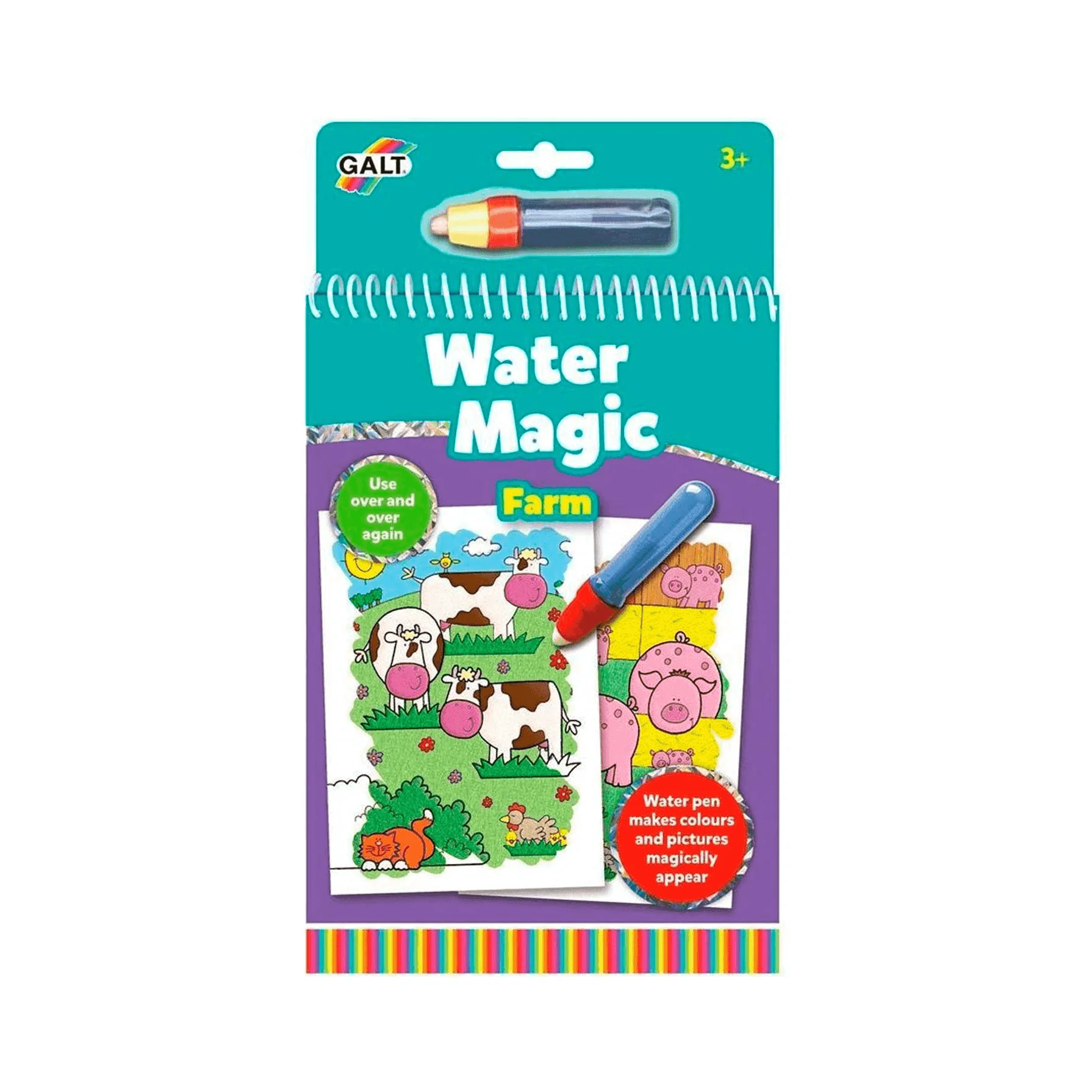 Libreta para Colorear Granja con Rotulador de Agua