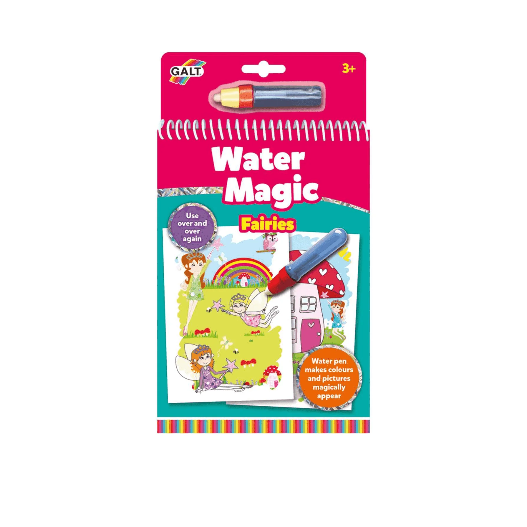 Libreta para Colorear Hadas con Rotulador de Agua