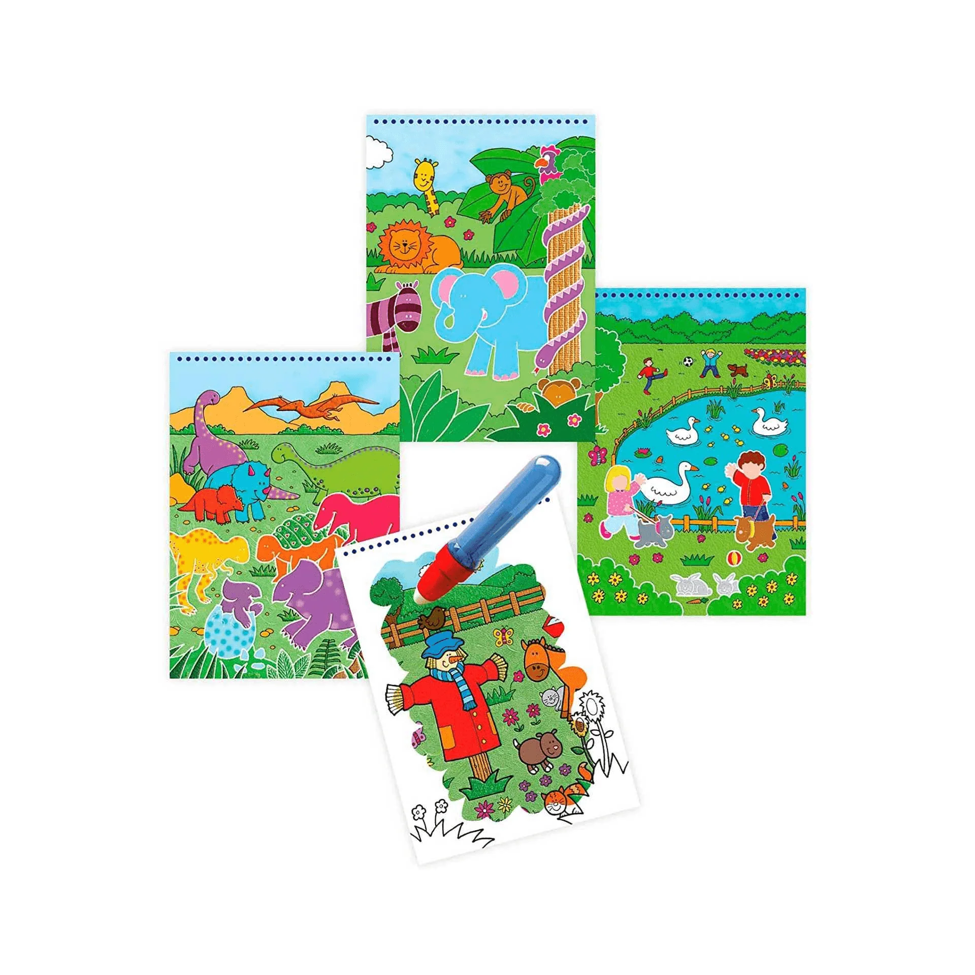 Libreta para Coloreas Animales con Rotulador de Agua - Image 2
