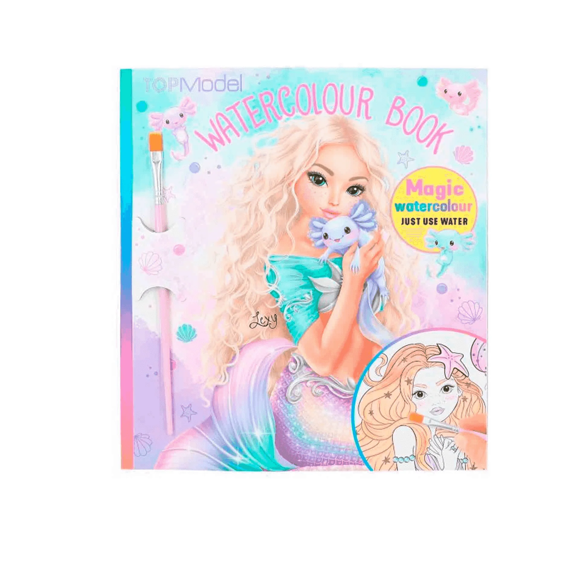 Libro de Aquarelas TopModel Mermaid