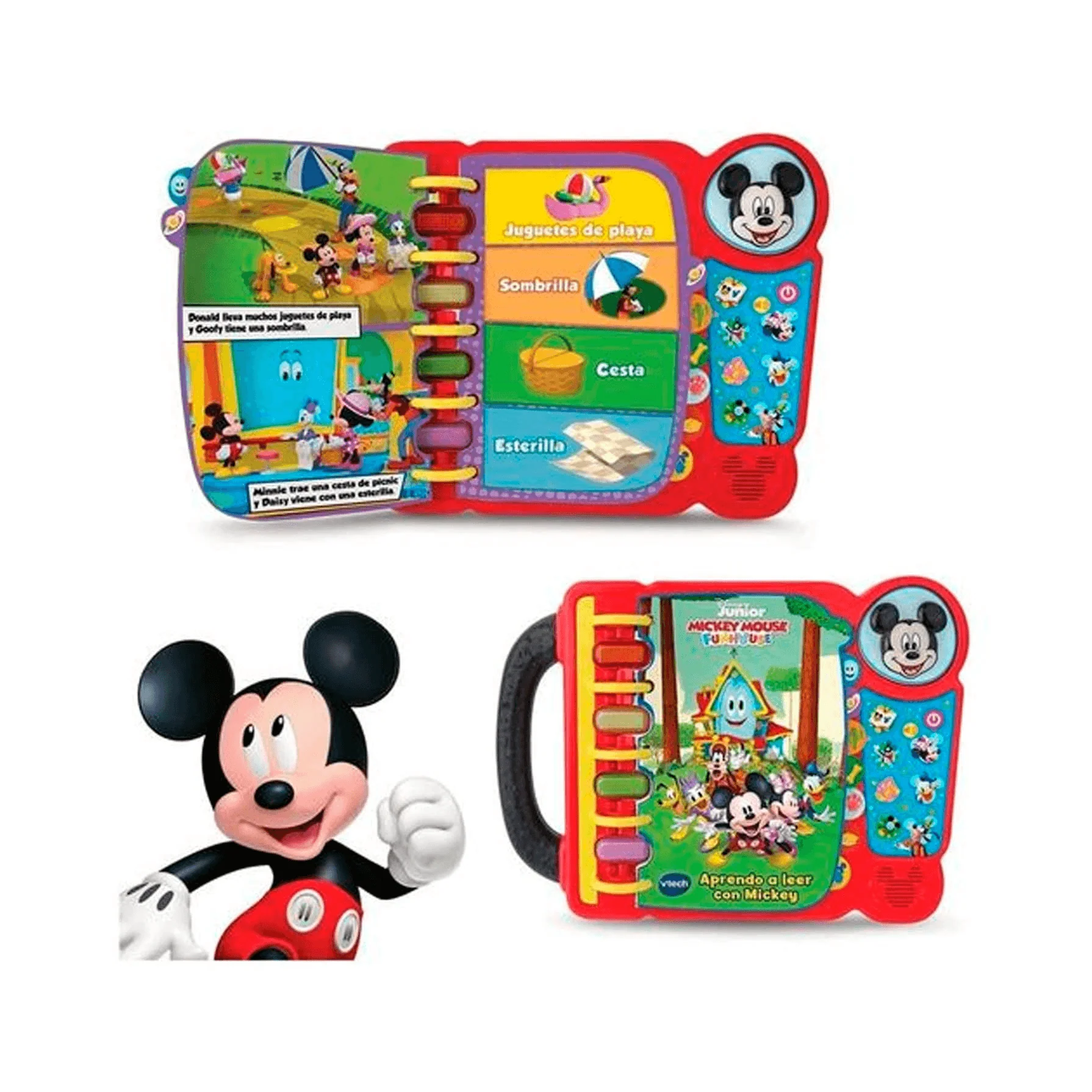 Libro Interactivo Disney Mickey Mouse Para Aprender A Leer