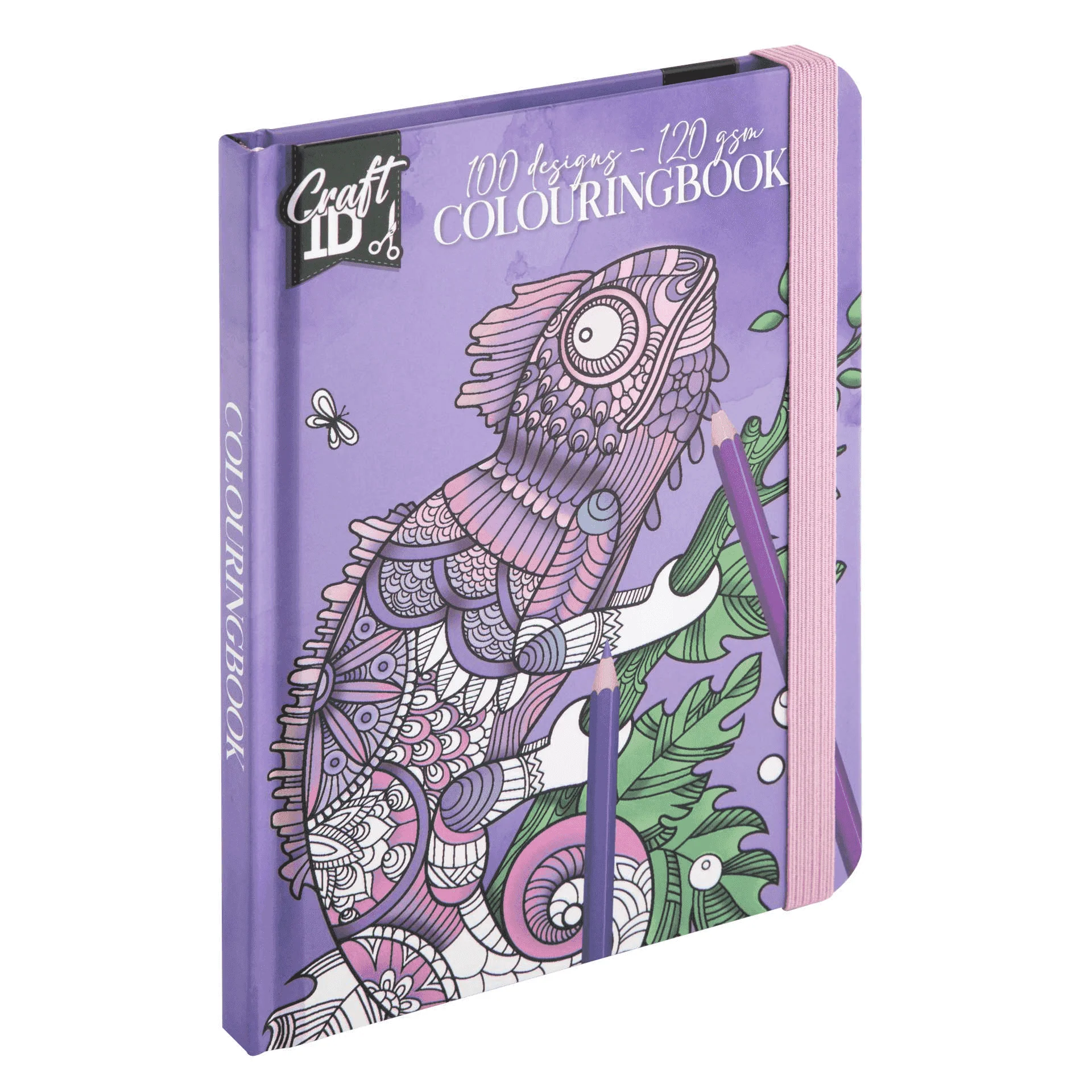 Libro para Colorear Craft ID con Goma – 50 Hojas, 100 Diseños de Mandalas y Naturaleza - Image 2
