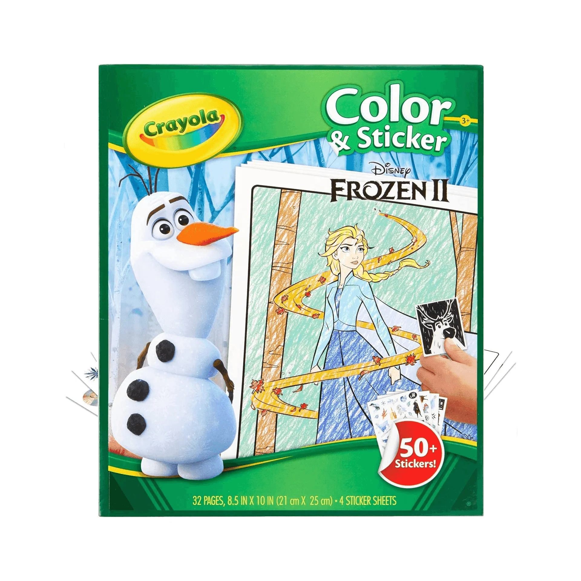 Libro Para Colorear  Stickers Frozen 2