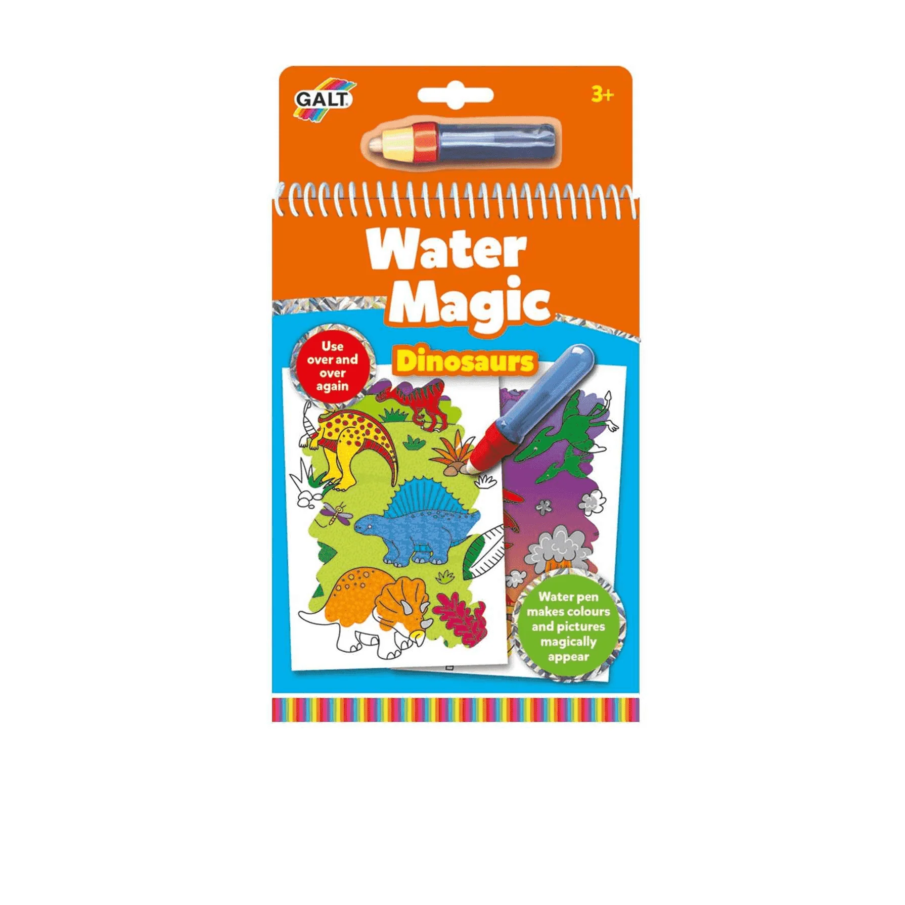 Libro para Colorear Water Magic Dinosaurs