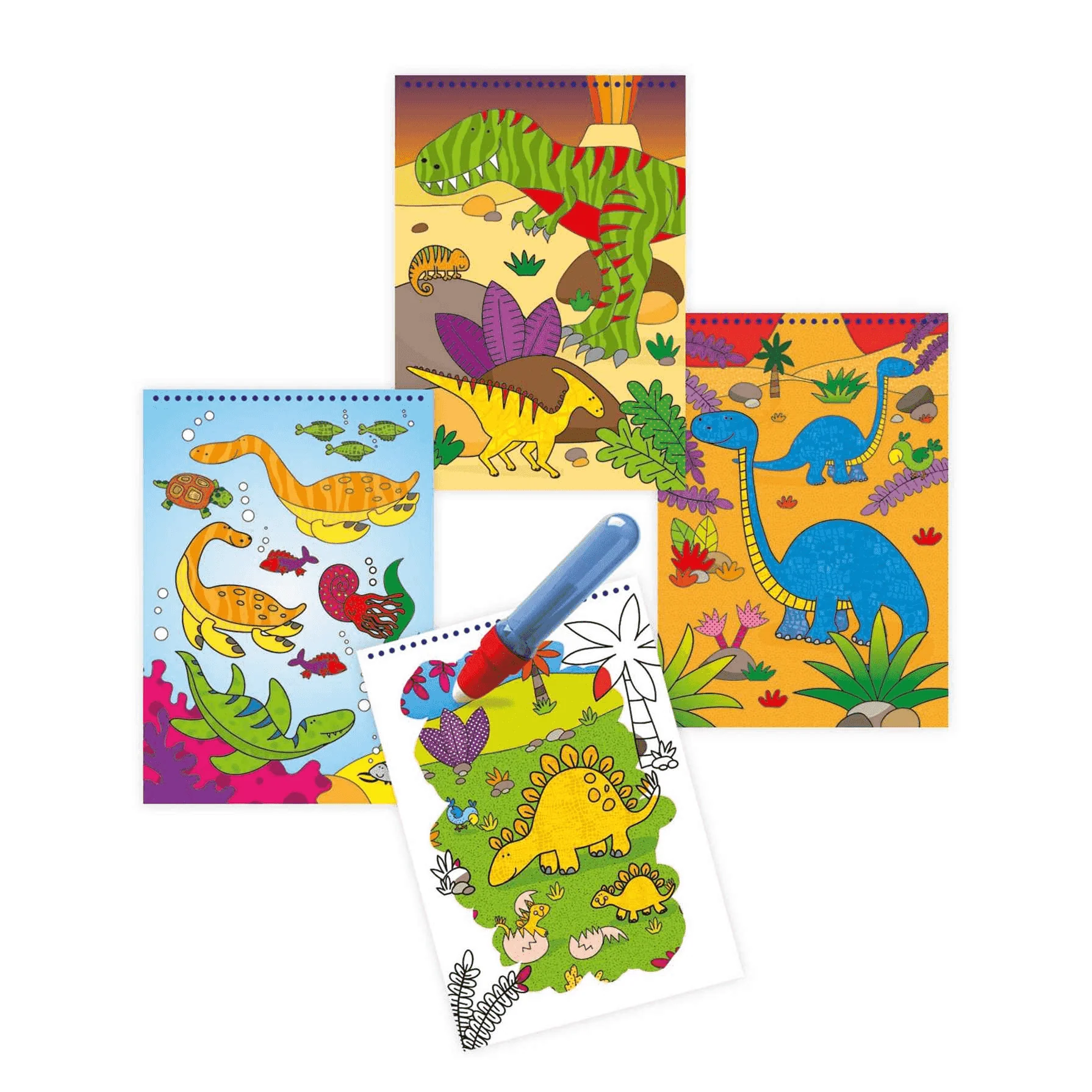 Libro para Colorear Water Magic Dinosaurs - Image 2
