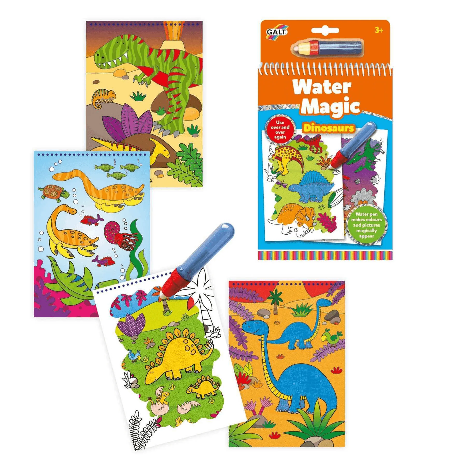 Libro para Colorear Water Magic Dinosaurs - Image 3