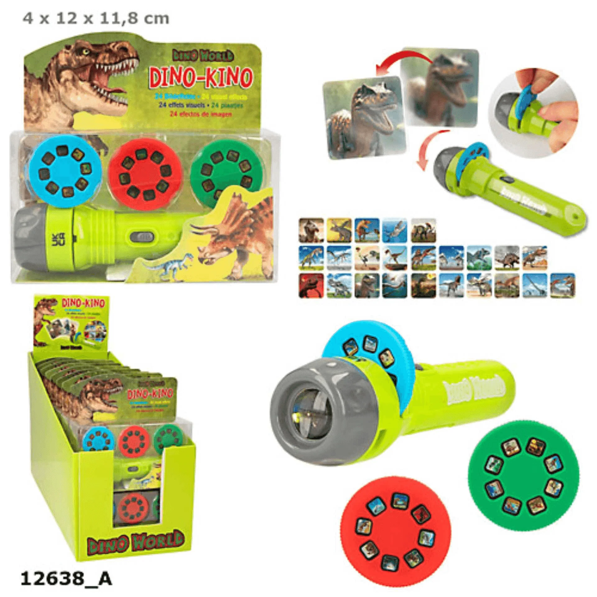 Linterna Con Efectos De Imagen, Dino World