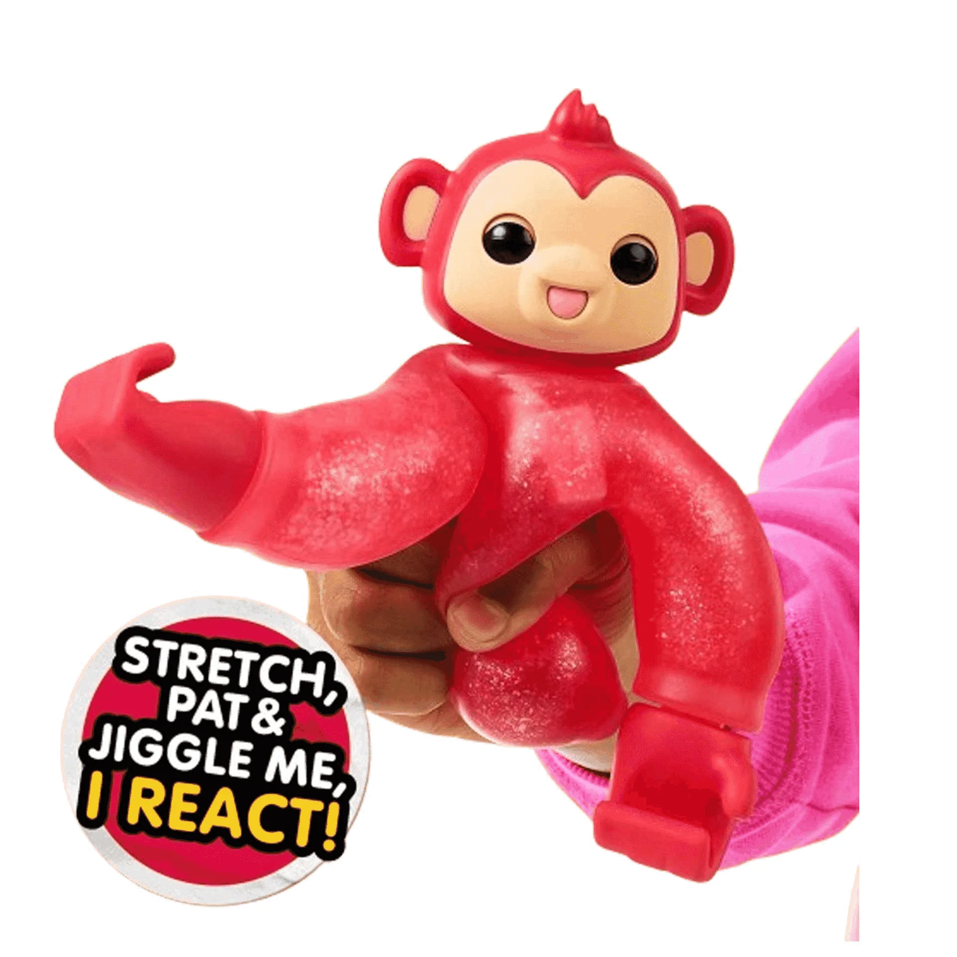 Little Live Pets Hug n’ Hang Zoogooz Mooki Monkey - Image 3