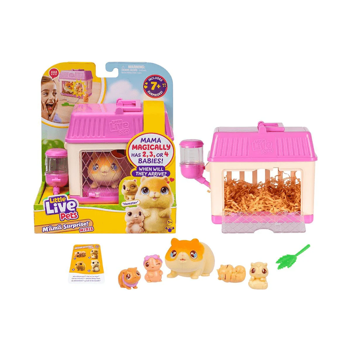 Little Live Pets Mama Surprise Minis Mascota con Bebés Sorpresa Juguete Coleccionable 4 años - Image 2