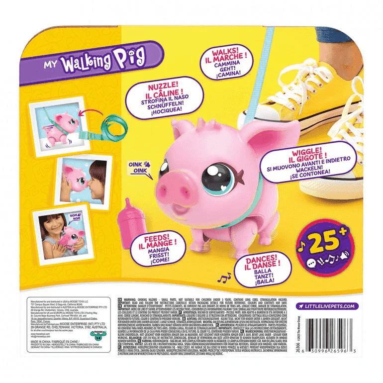 Little Live Pets My Pet Pig Cerdito Interactivo Mascota Juguete con Sonidos 4 años - Image 3