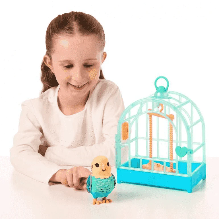 Little Live Pets Pájaros Parlanchines con Jaula Interactiva Mascota Juguete 5 años - Image 3