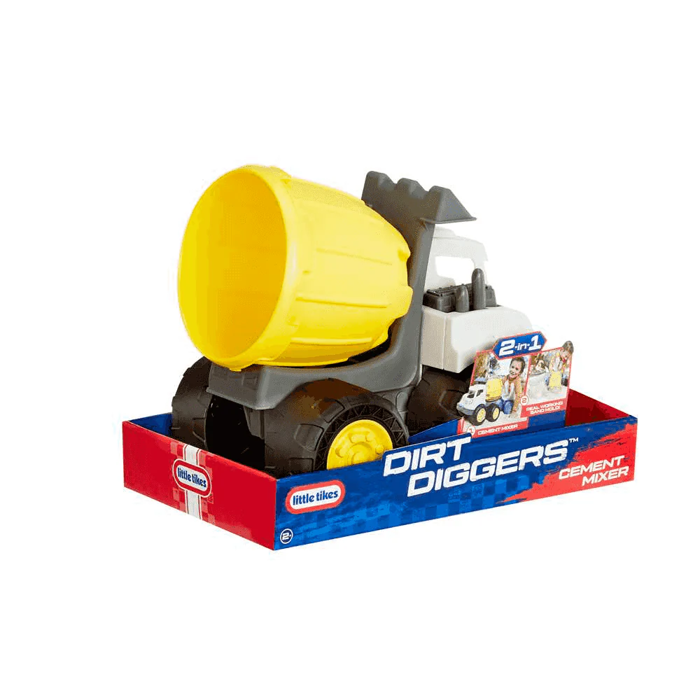 Little Tikes Dirt Diggers 2-in-1 Hormigonera – Camión mezclador con cubo desmontable (2+ años) - Image 4