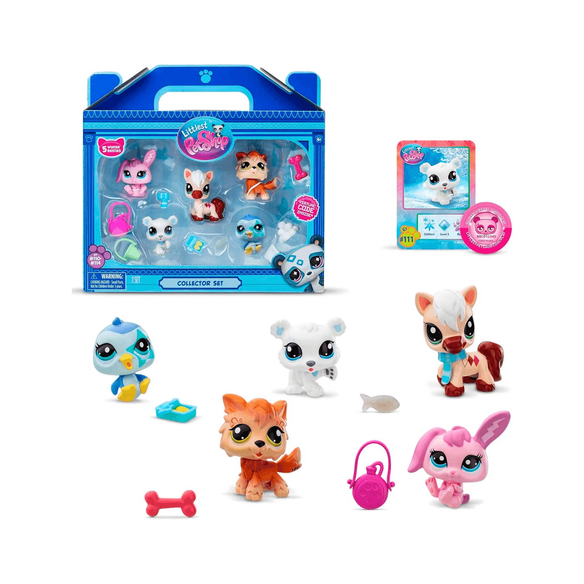 Littlest Pet Shop Pack 5 Winter Bestie Collection - Image 2