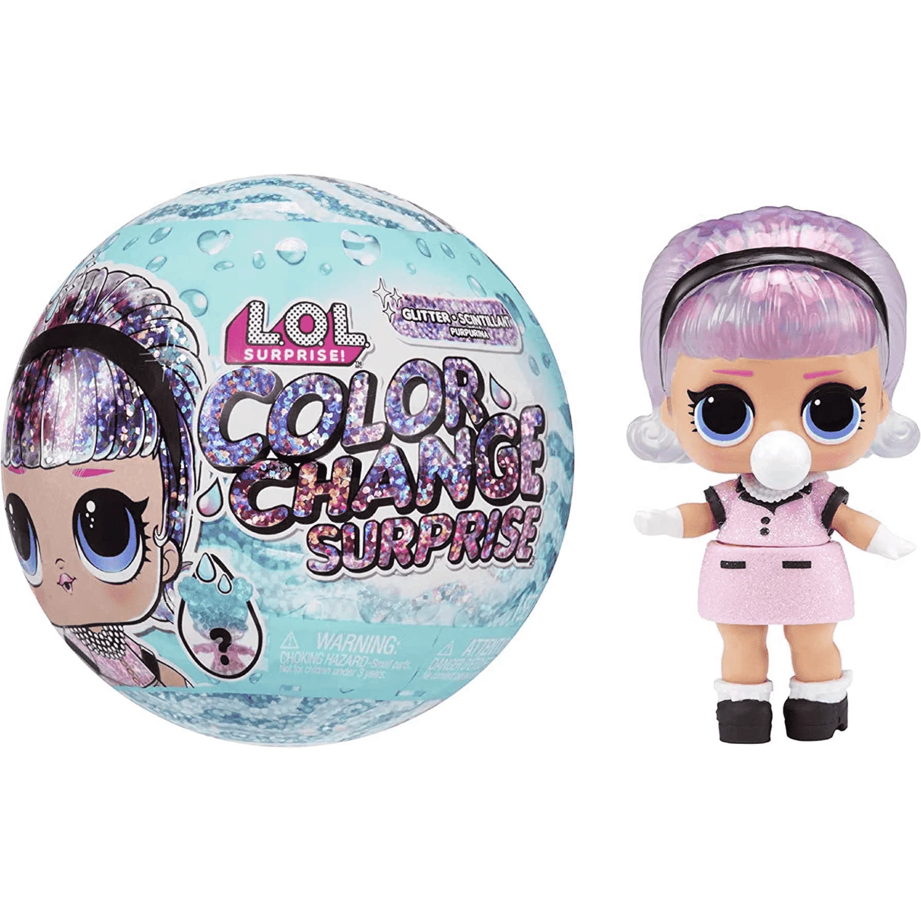LOL Surprise Glitter Colour Change Modelo Sorpresa