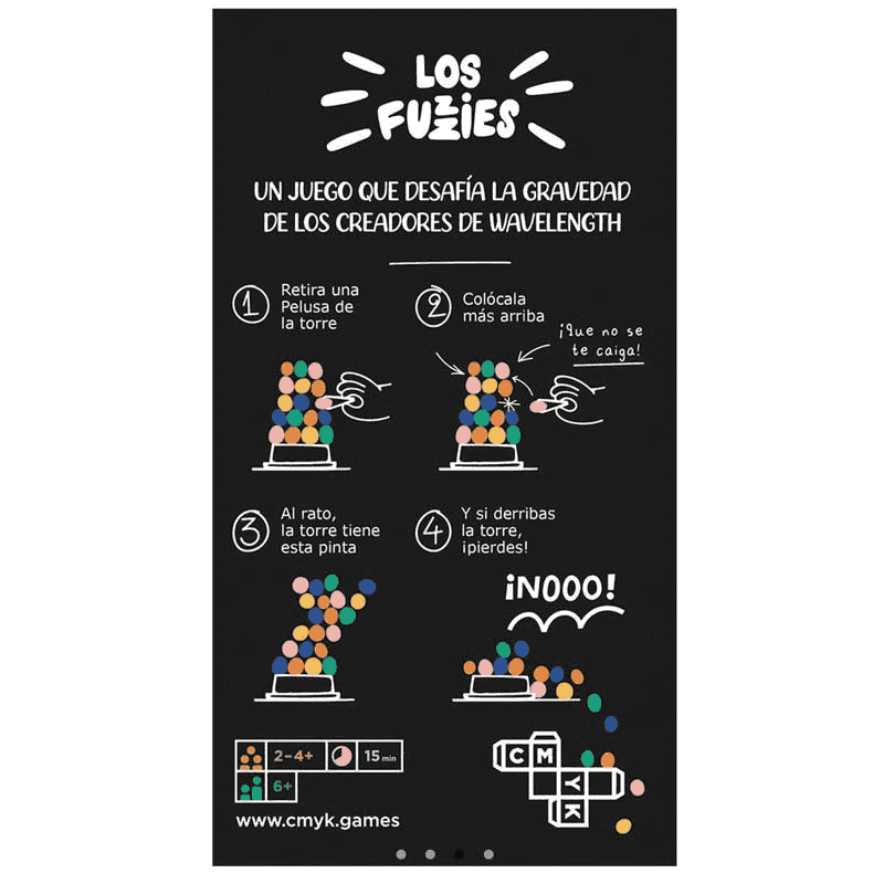 Los Fuzzies - Juego de habilidad con pelusas de colores - Image 3