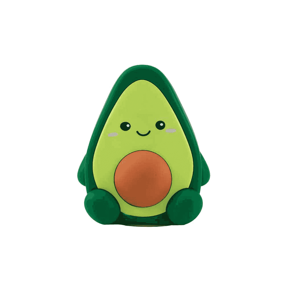 Luz Nocturna de Silicona Ava Avocado iTotal – Luz LED infantil con diseño kawaii