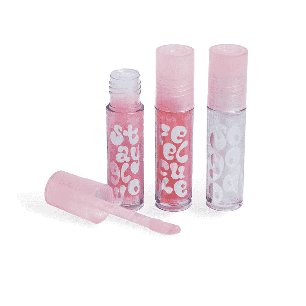 Magic Studio Glow Gloss Trio Set 3 Brillos de Labios Efecto Espejo - Image 2