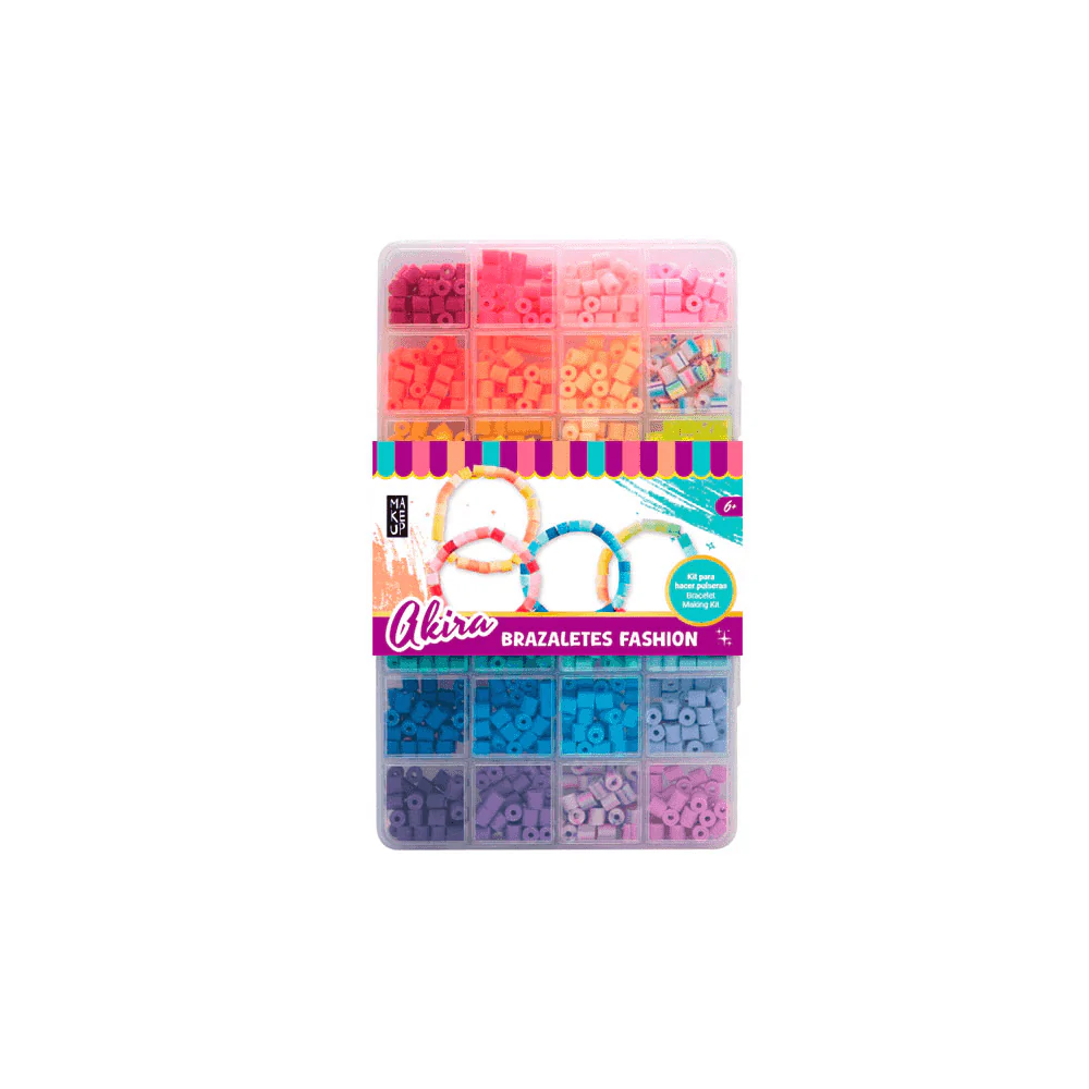 Make Up Planet Akira Brazaletes Fashion – kit de cuentas de colores 6+