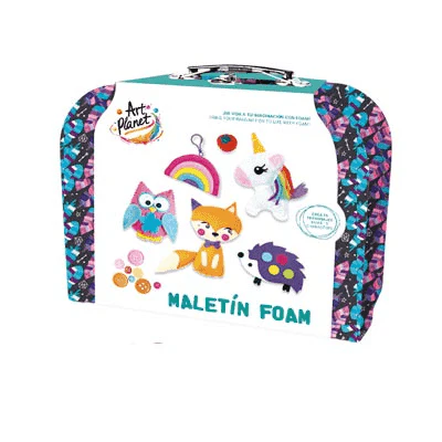 Maletín Foam Art Planet – Crea y cose tus propios personajes (6+)