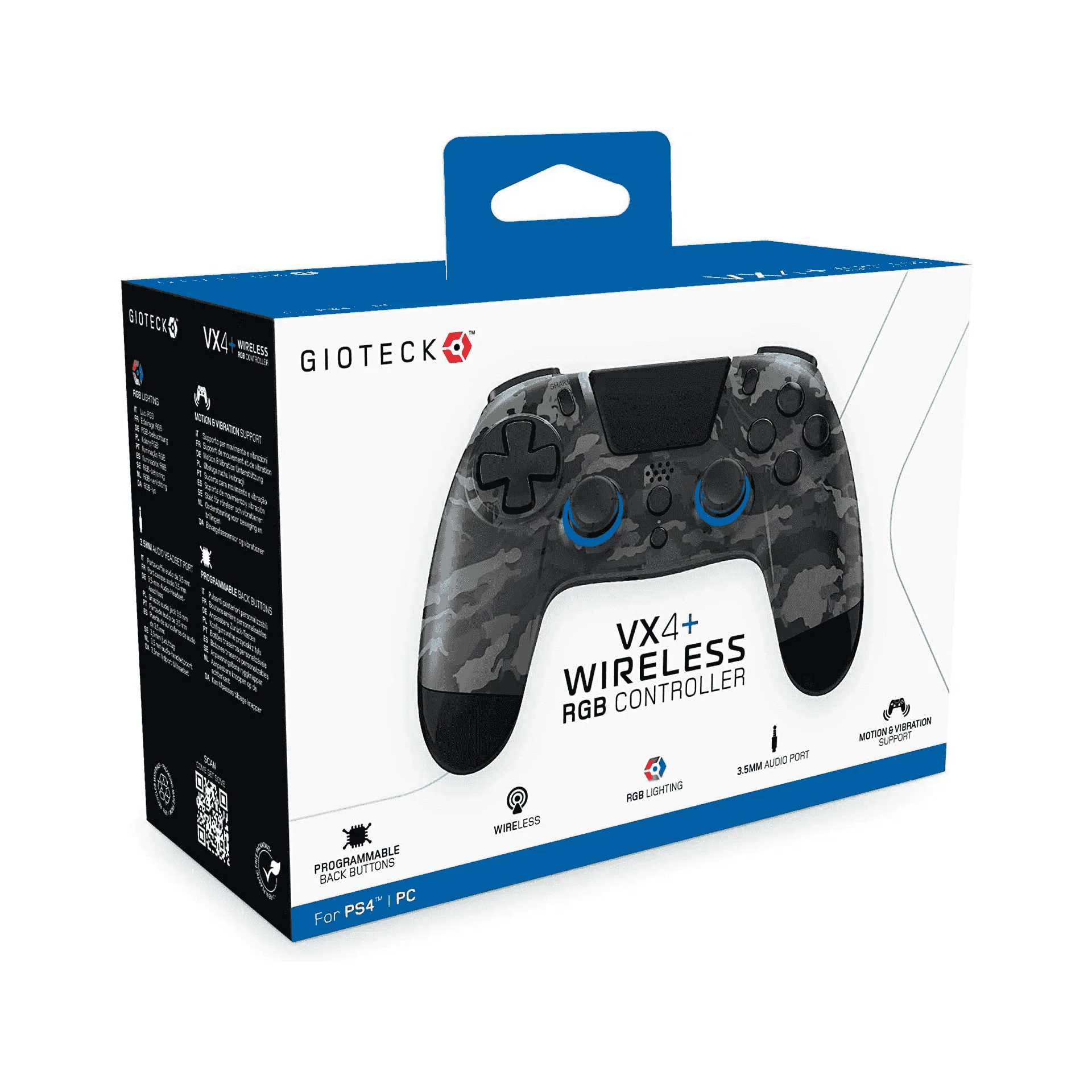 Mando RGB inalámbrico premium Gioteck WX4 para PlayStation 4 - Image 2
