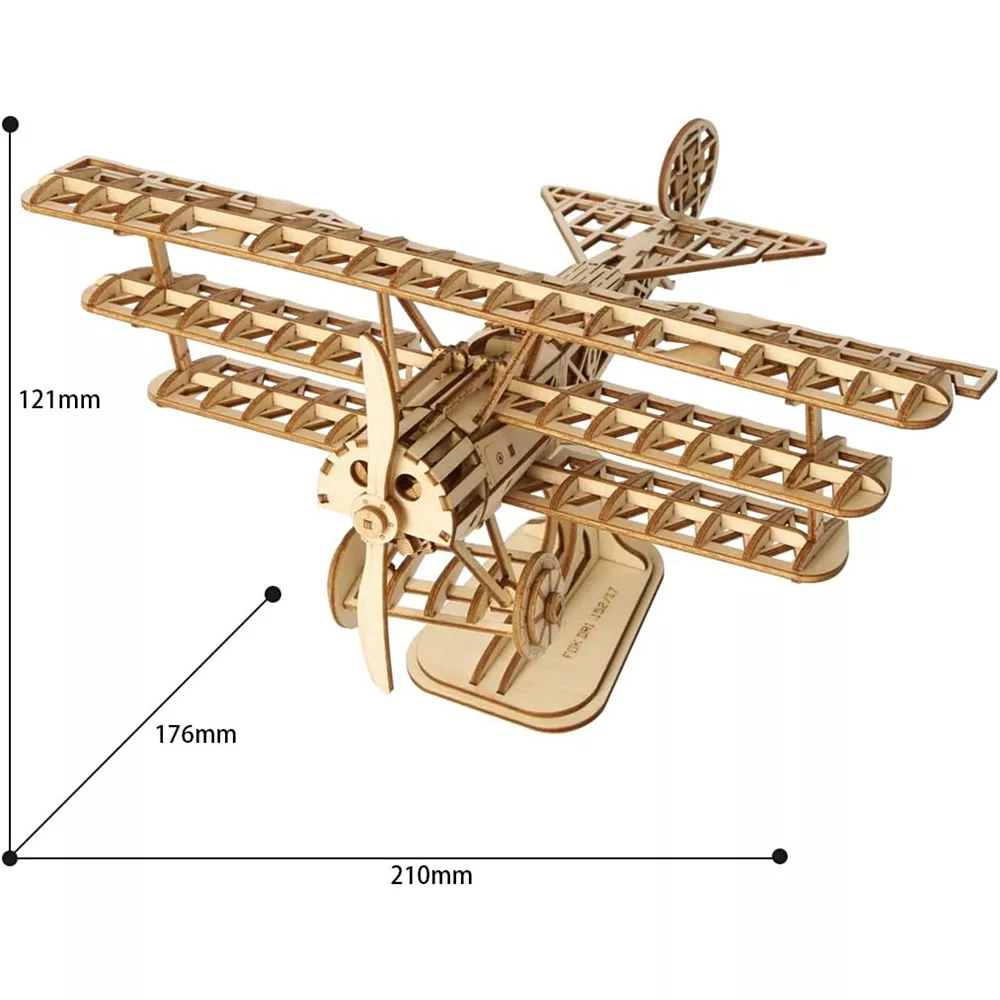 Maqueta 3D Avión de Madera para Montar - Image 3