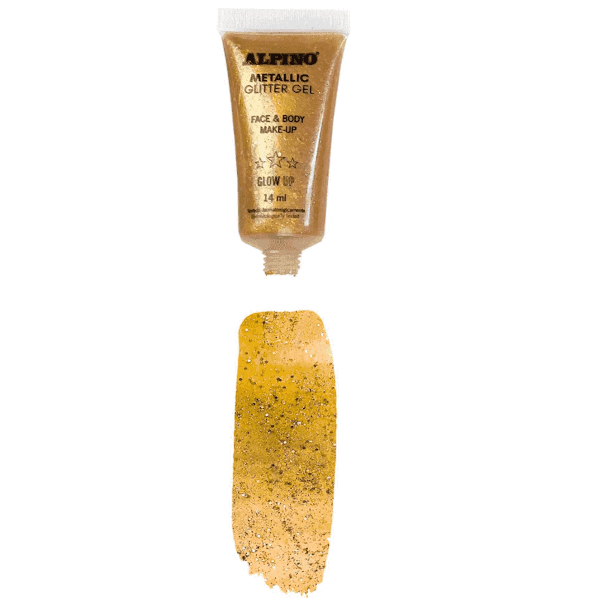 Maquillaje Gel Purpurina Metálico Oro Alpino - Image 2