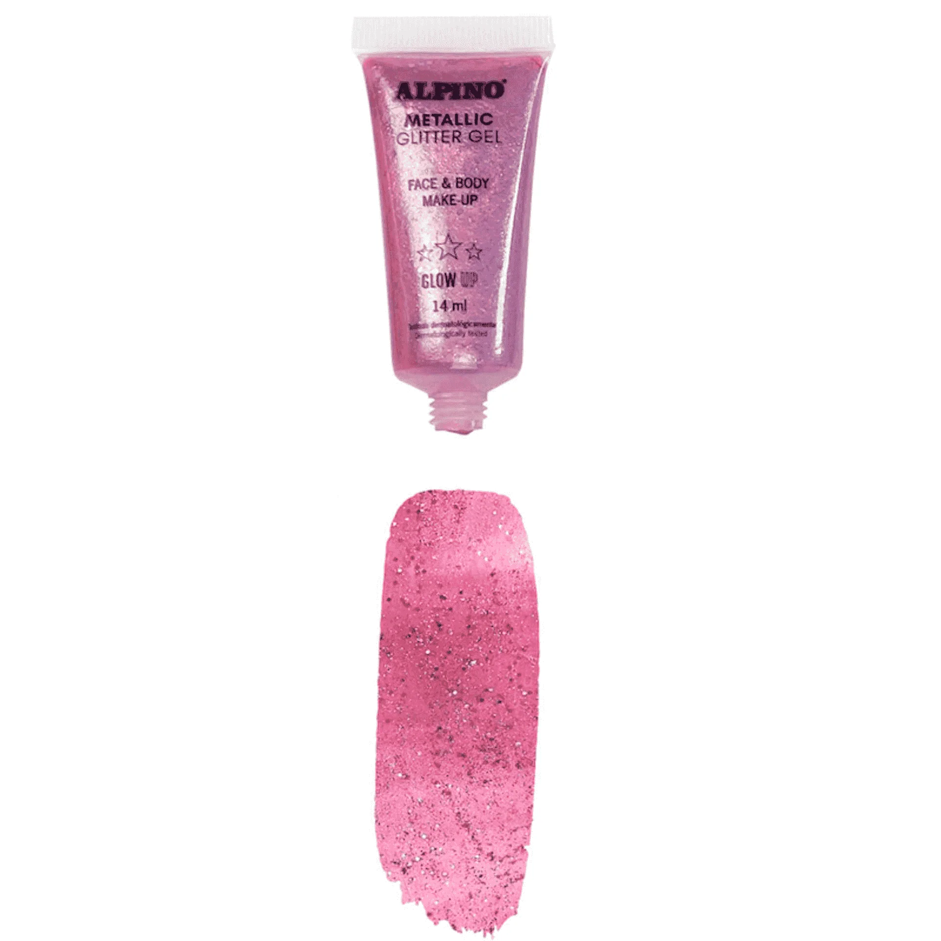 Maquillaje Gel Purpurina Metálico Rosa Alpino - Image 3