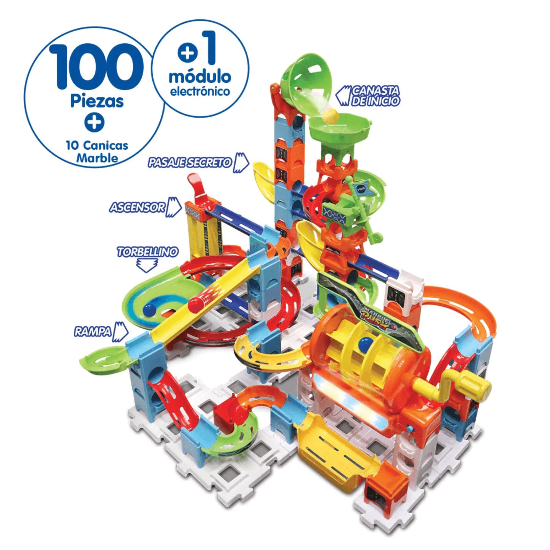 Marble Rush Circuito de Canicas Interactivo Deluxe Corkscrew Set - Image 2