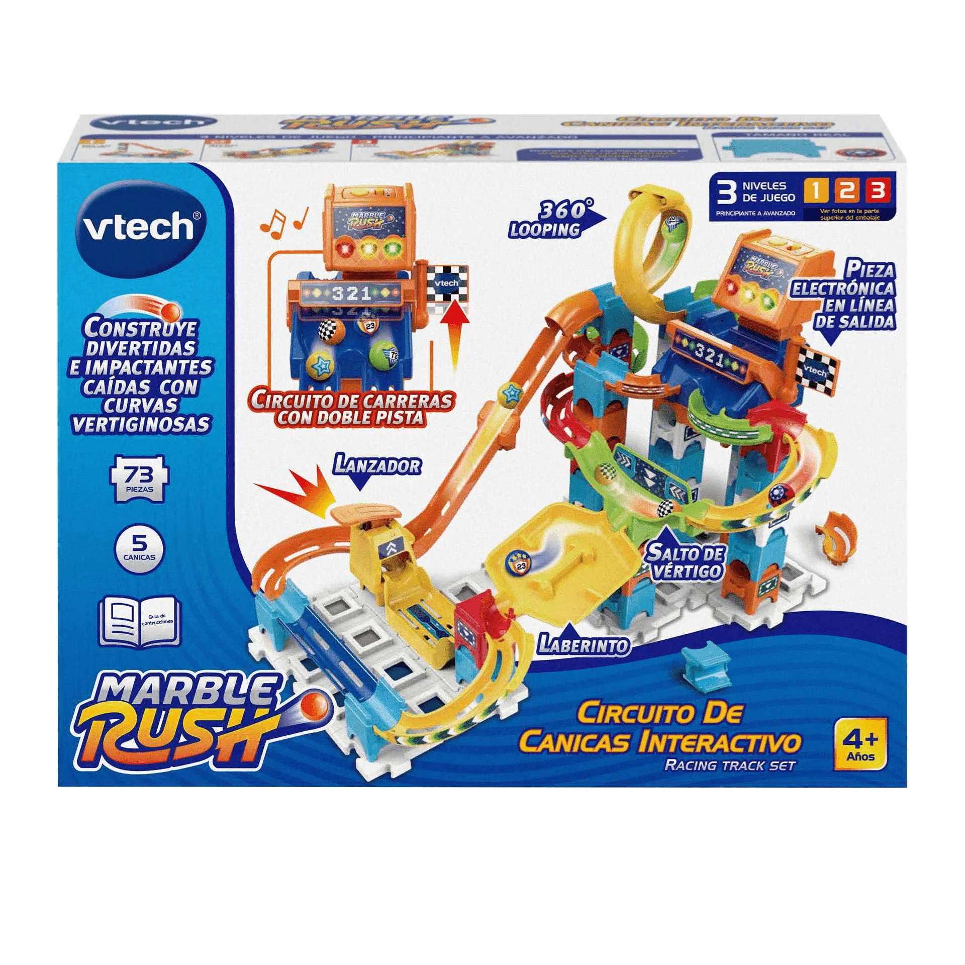 Marble Rush Circuito de Canicas Interactivo Racing Track Set - Image 8