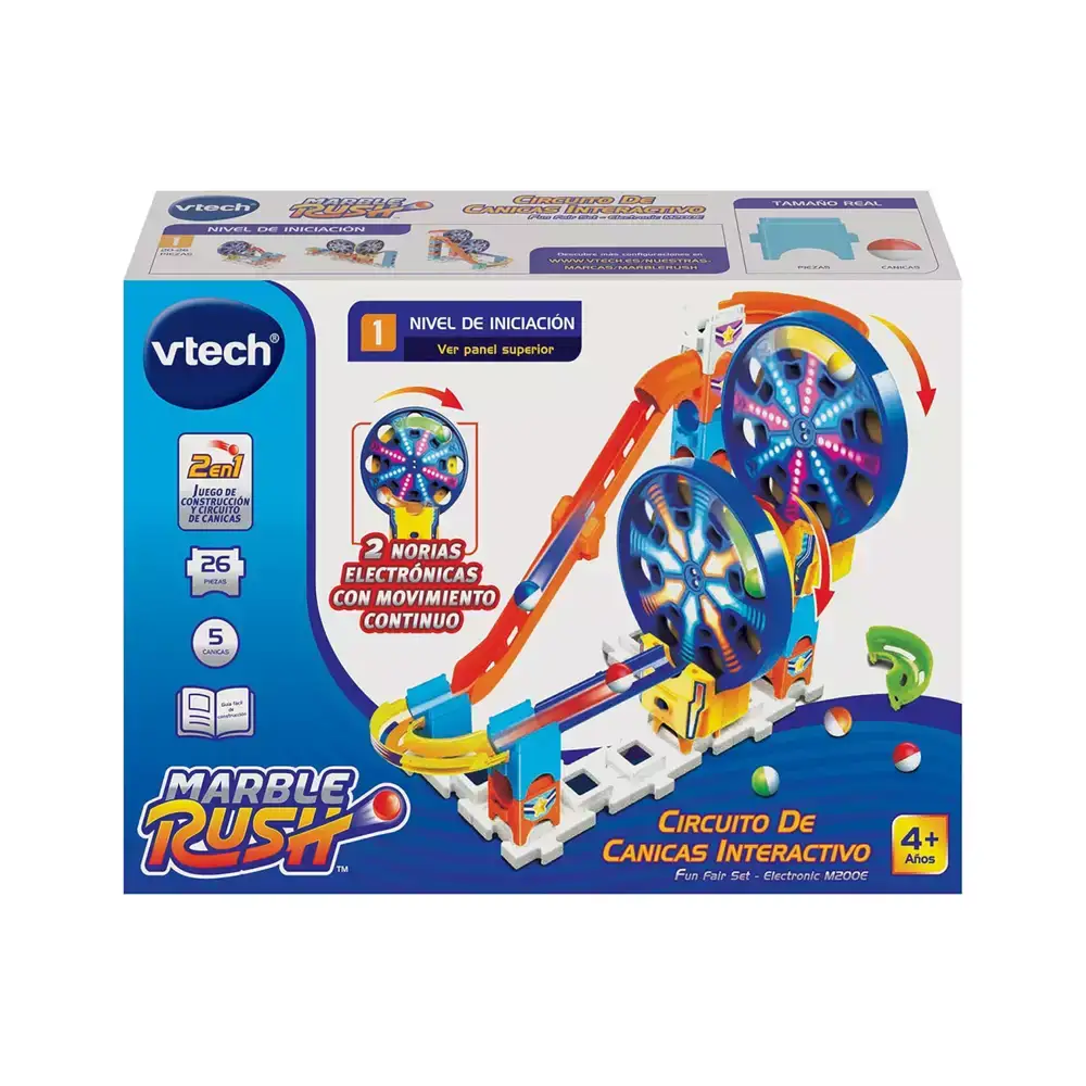Marble Rush Fun Fair Set Circuito de Canicas Interactivo - Image 4