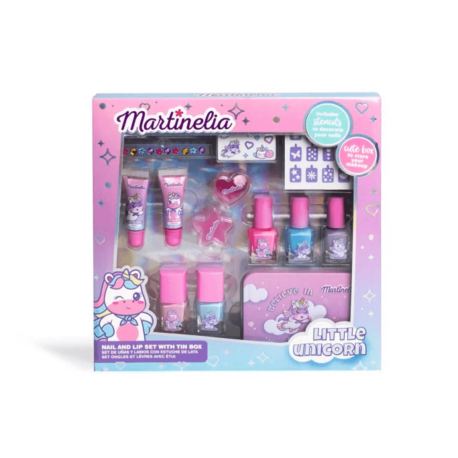 Martinelia Little Unicorn Set de Uñas y Labios