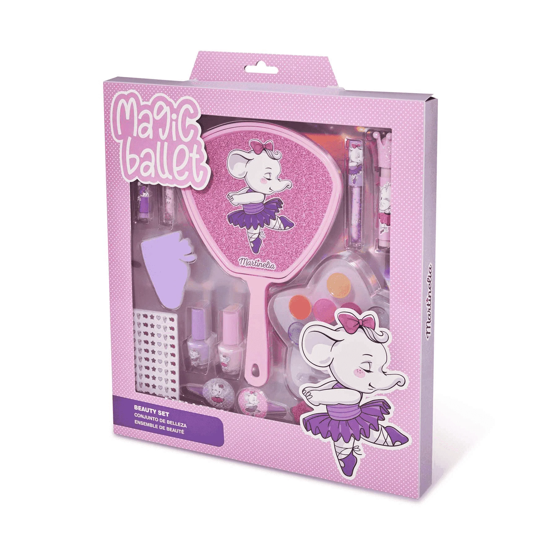 Martinelia Set de Belleza con Espejo Magic Ballet