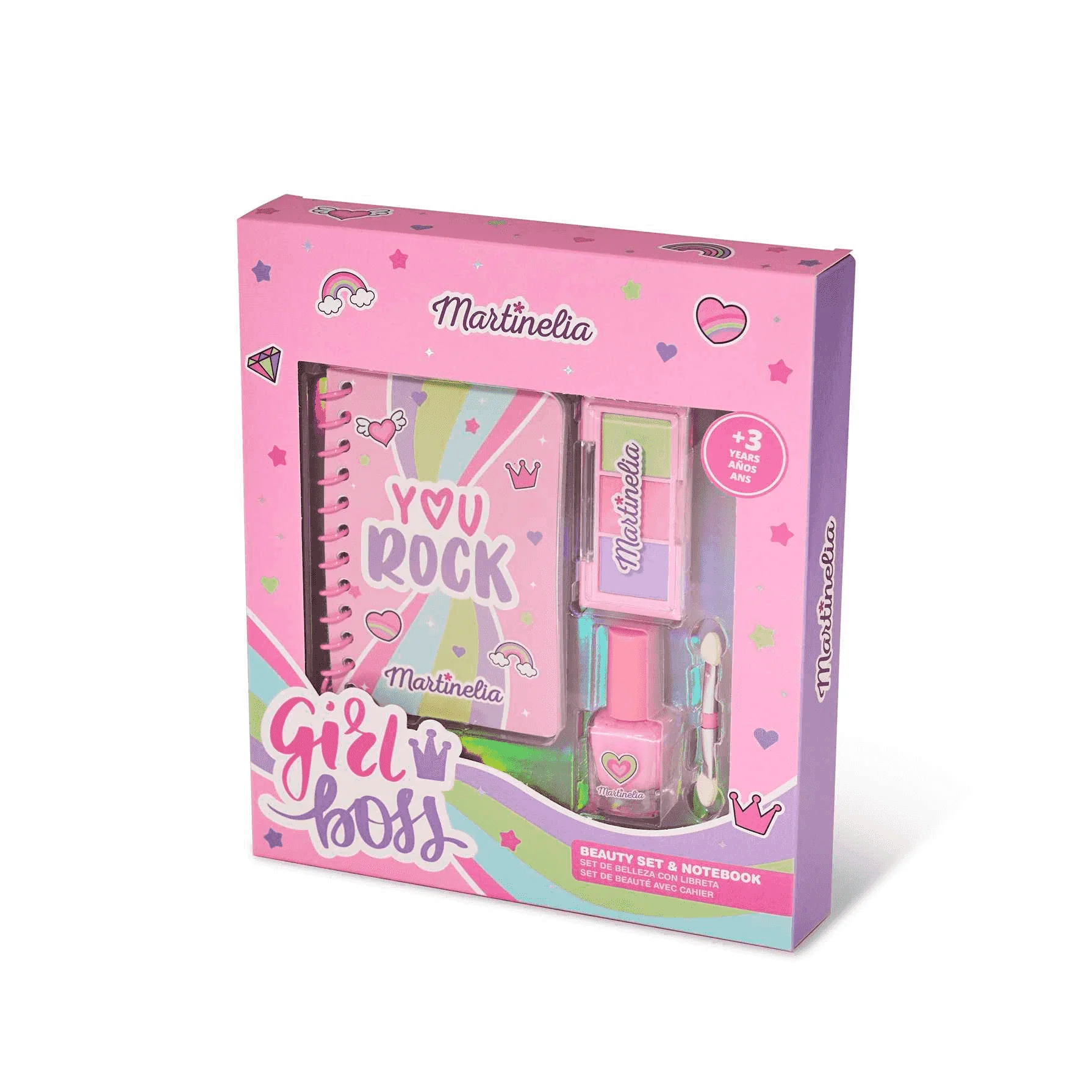 Martinelia Set de cosmética y Libreta Super Girl