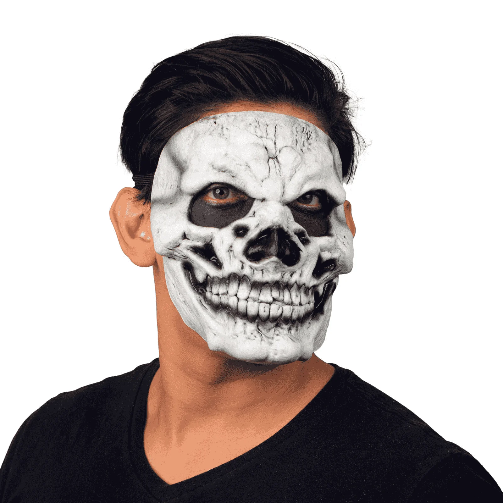 Máscara Calavera color blanco para disfraz