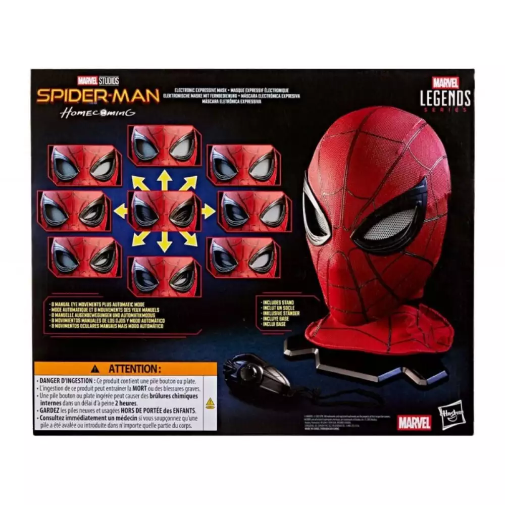 Máscara electrónica expresiva Spider-Man – Marvel Legends Series - Image 4