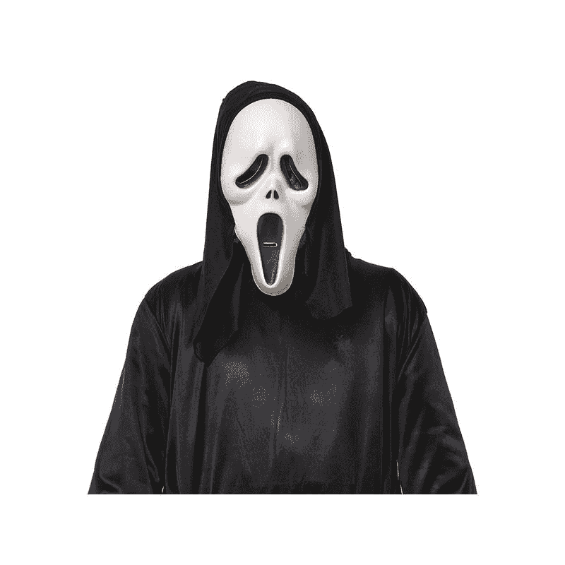 Máscara Fantasma Ghostface Rubie’s – Disfraz de Terror para Halloween