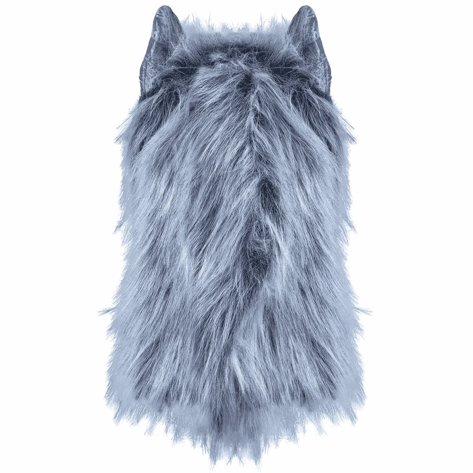 Máscara Lobo de Látex con Pelo Sintético - Image 4