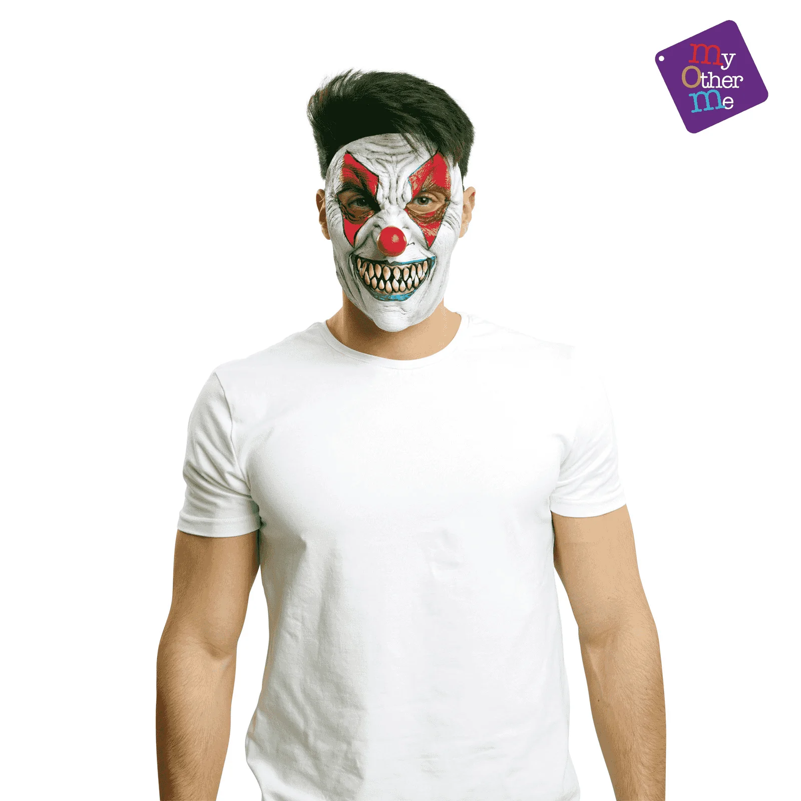 Máscara Payaso diabólico para disfraz